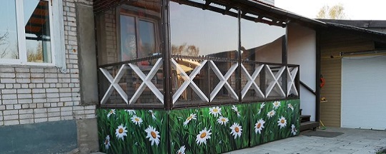 Печать на баннерной сетке