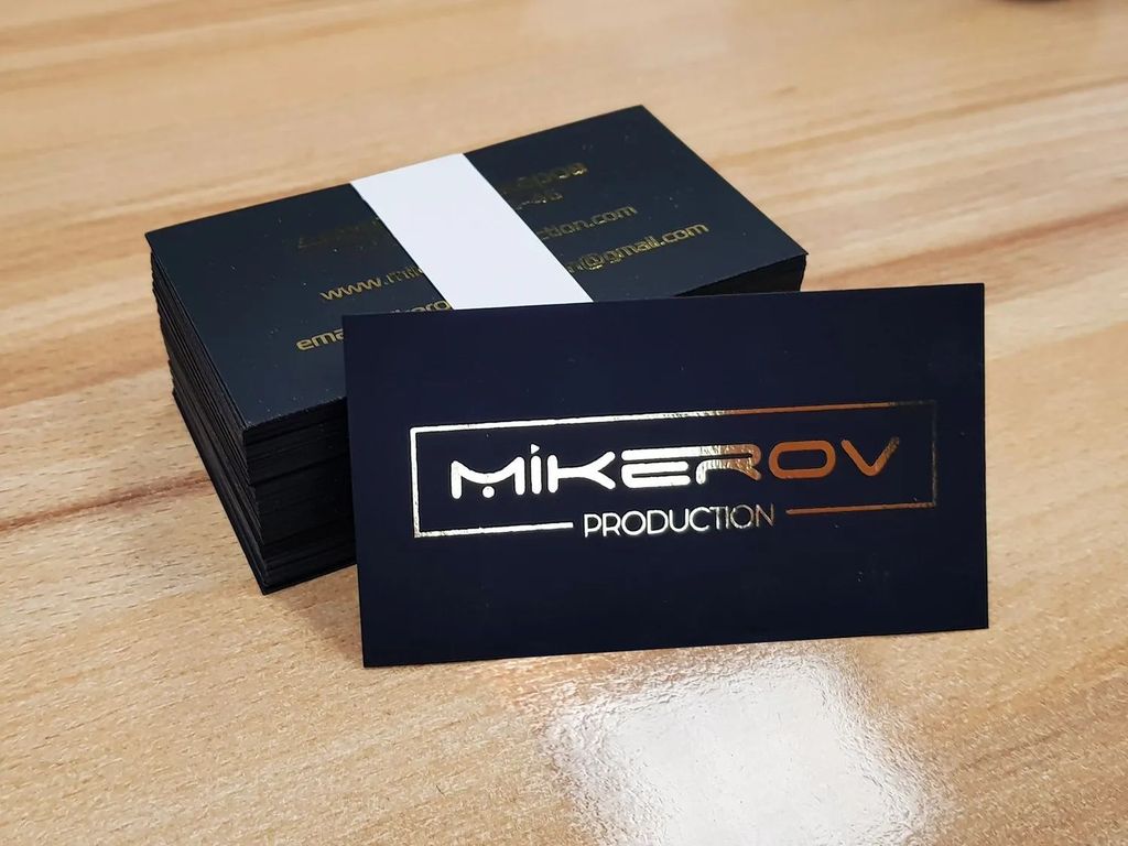 Визитки и оформление студии звукозаписи Mikerov